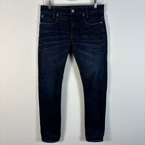 G-Star Men's Dark Blue Slim Button Fly Jeans 30